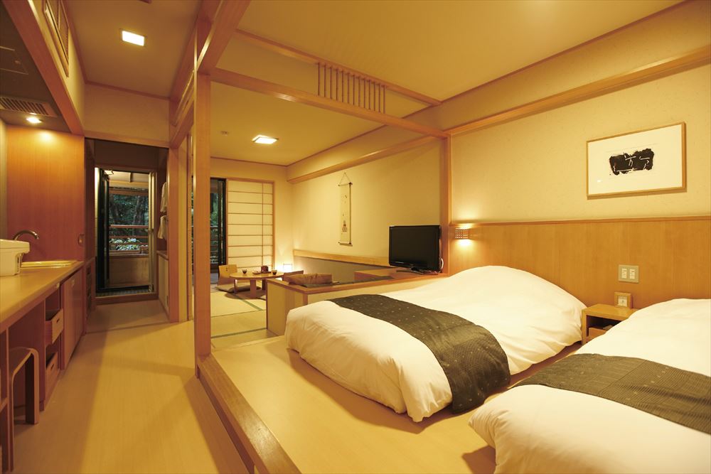 Hakone Kowakudani Onsen Mizu no Oto_The serene design of the Japanese-Western room