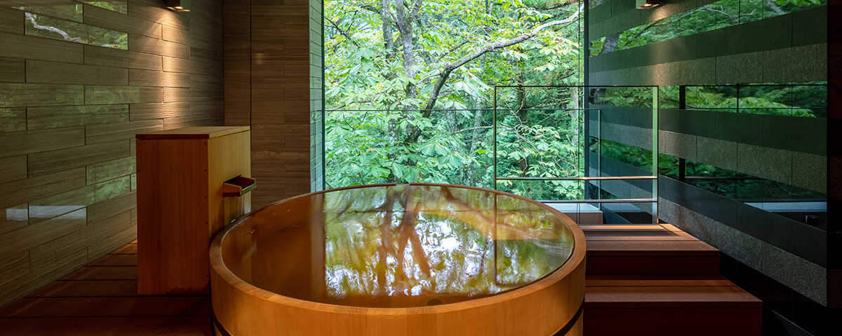 FUFU NIKKO JAPAN_All rooms have private hot spring baths fed directly from the source.