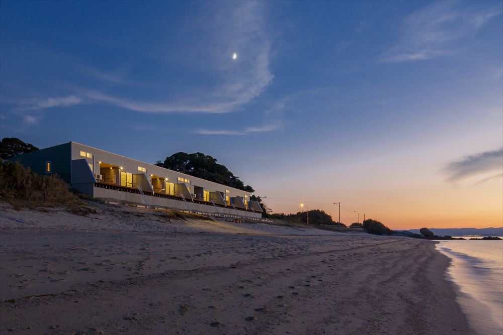 ALFACIO RESORT STAY ITOSHIMA_View from the sea（Evening view）