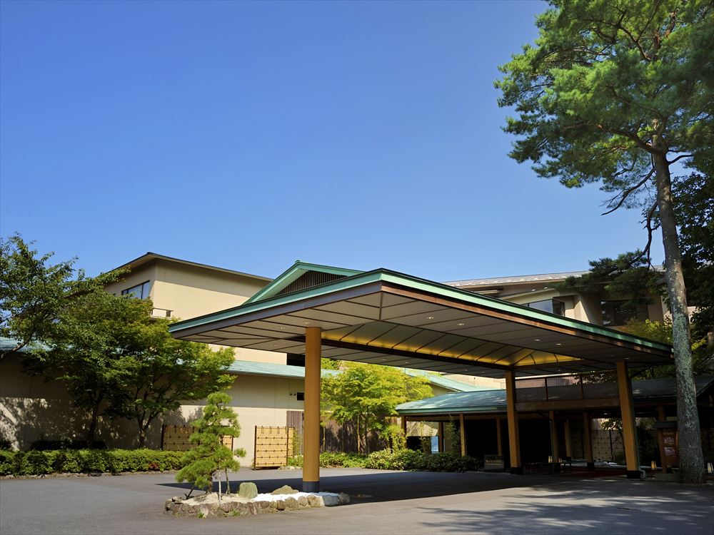 The Park Hotel Jodogahama_具有和风景观和雅致氛围的外观。