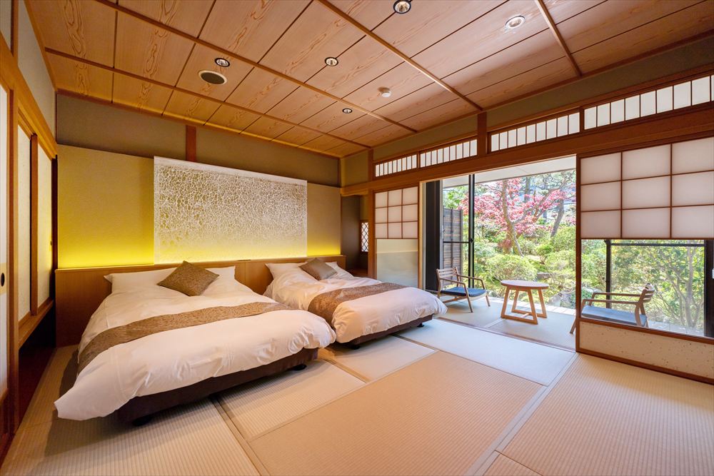 溫馨的傳統旅館 灰屋_日西合璧的房間（新大樓）