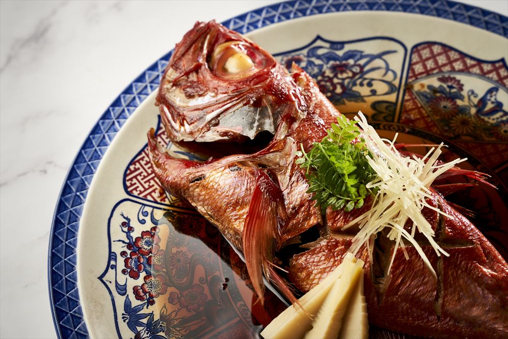 AKARI et KAORI。夕食の一例。金目鯛の煮付け。